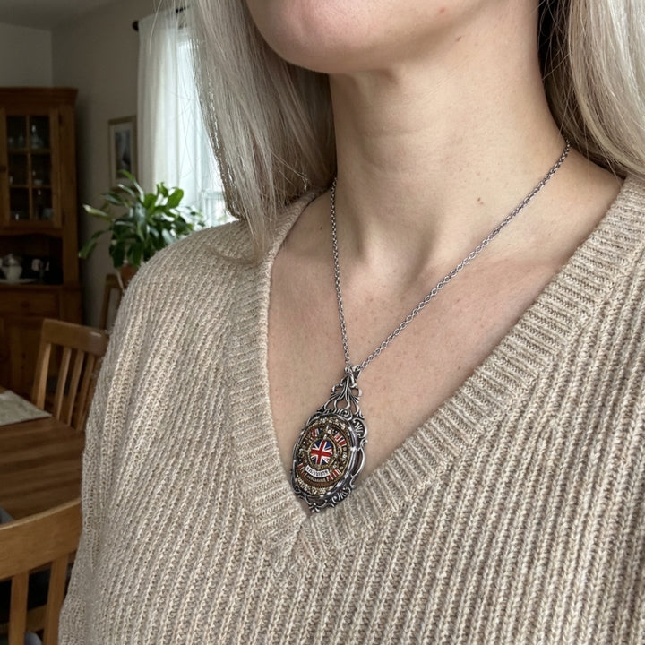 Royal British Flag Necklace