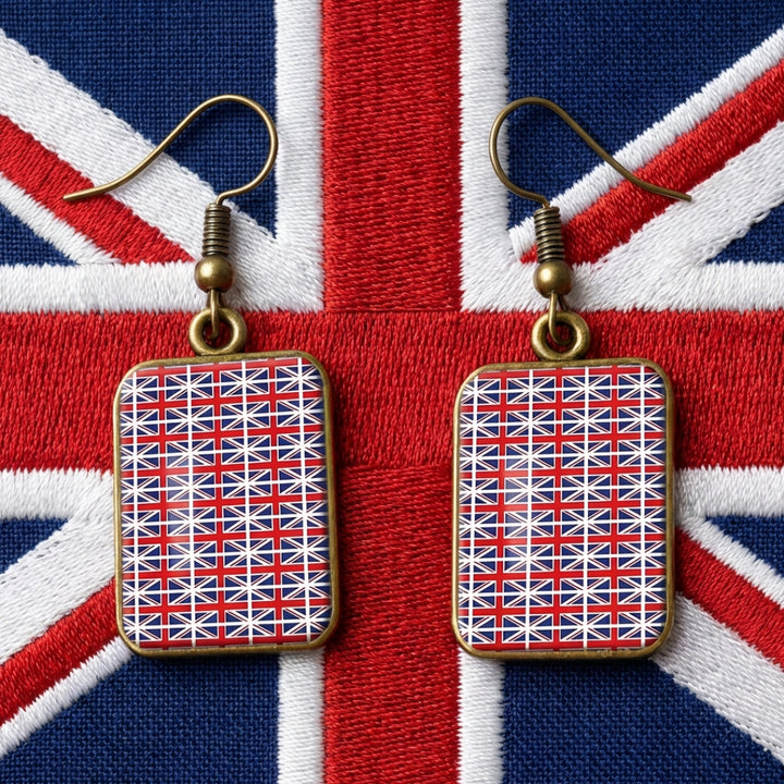 Vintage National Emblem Earrings