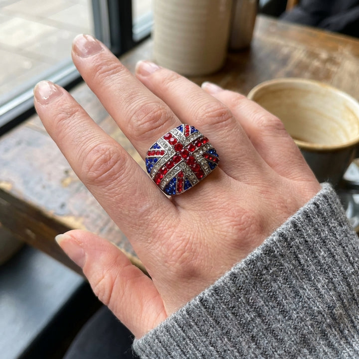British Bright Silver Ring