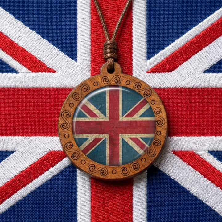 British Wooden Necklace