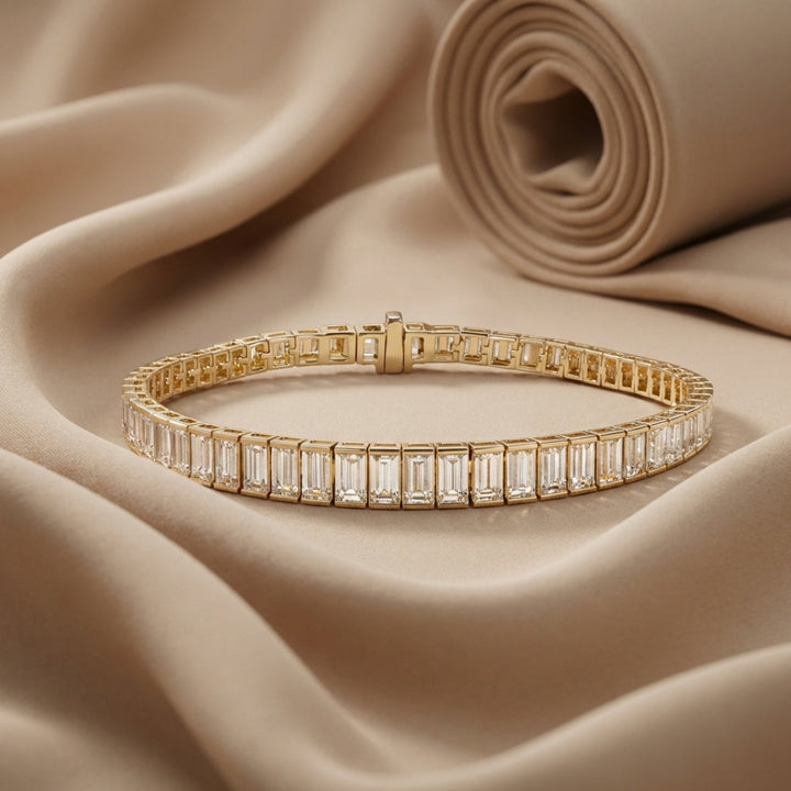 Chris Baguette Tennis Bracelet