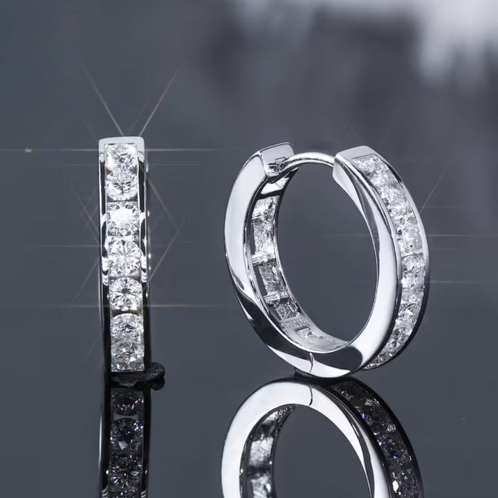 Golden Ice Hoops