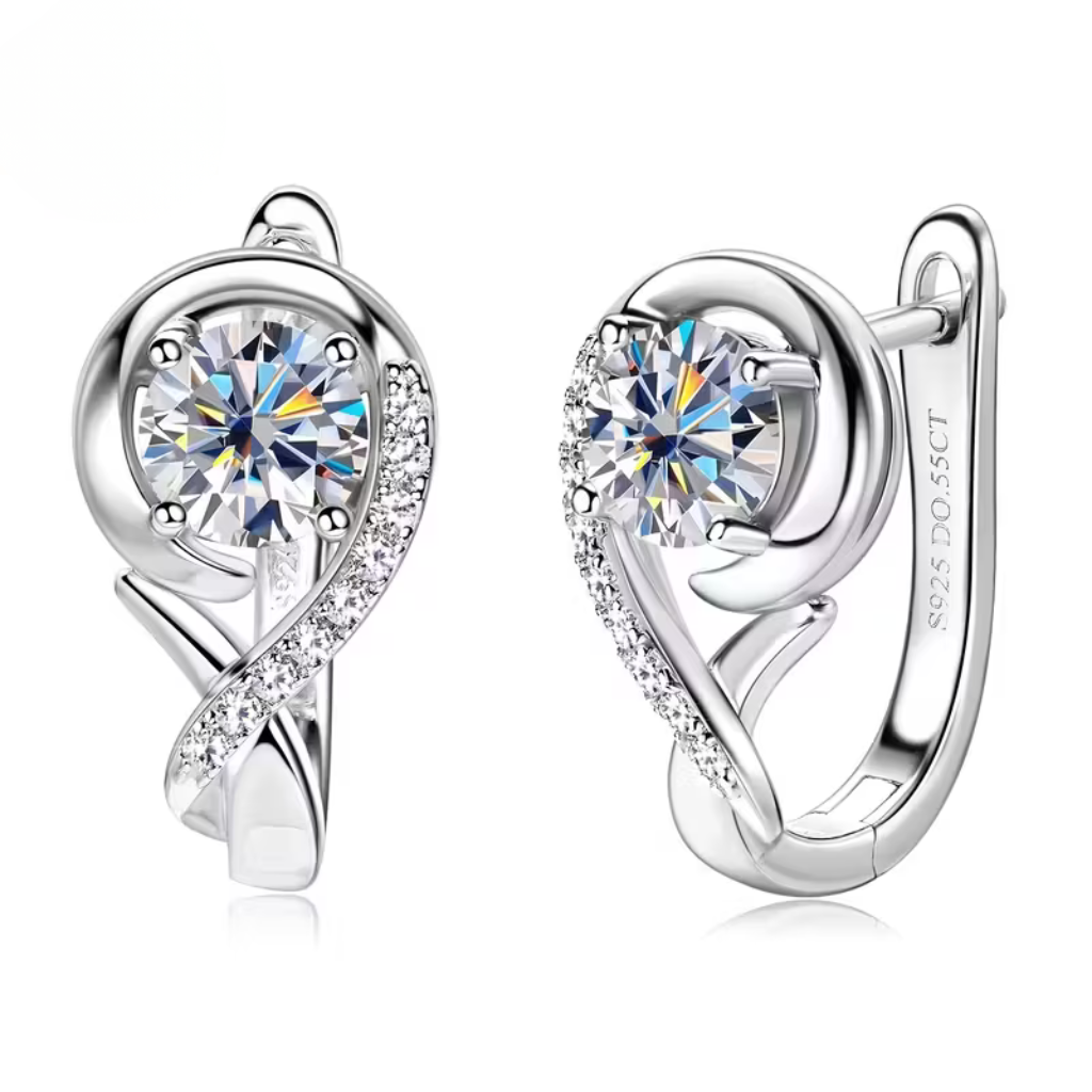 Infinity Sparkle Studs Earrings