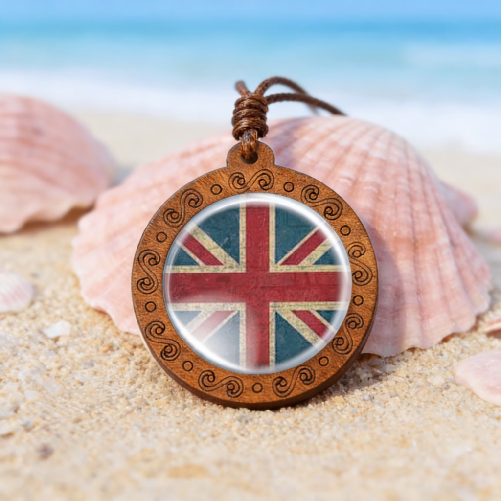 British Wooden Necklace