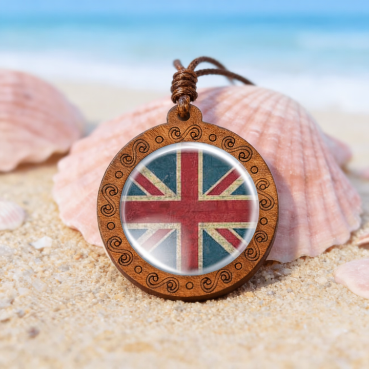 British Wooden Necklace