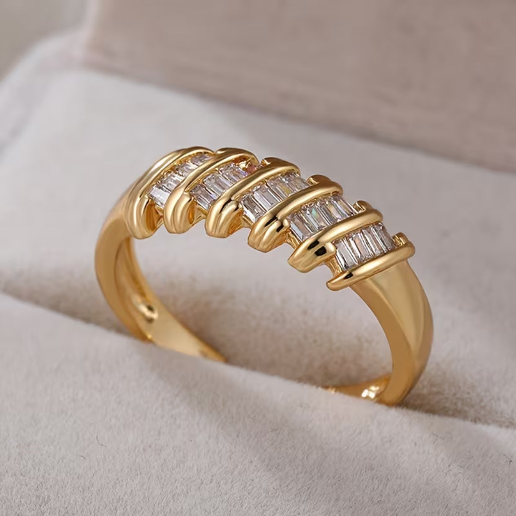 Crystal Arc Ring