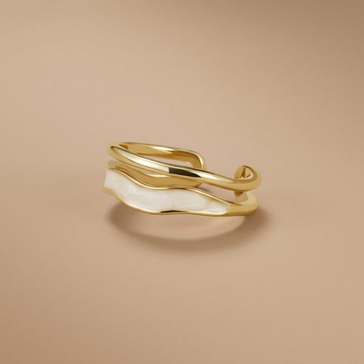 Layered Sahara Gold Ring