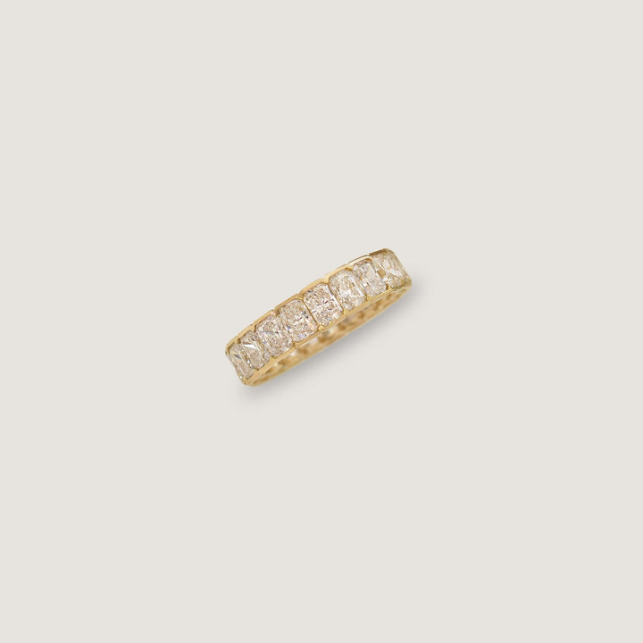 Jane Radiant Eternity Ring Diamond Yellow Gold