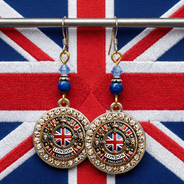 British Emblem Earrings
