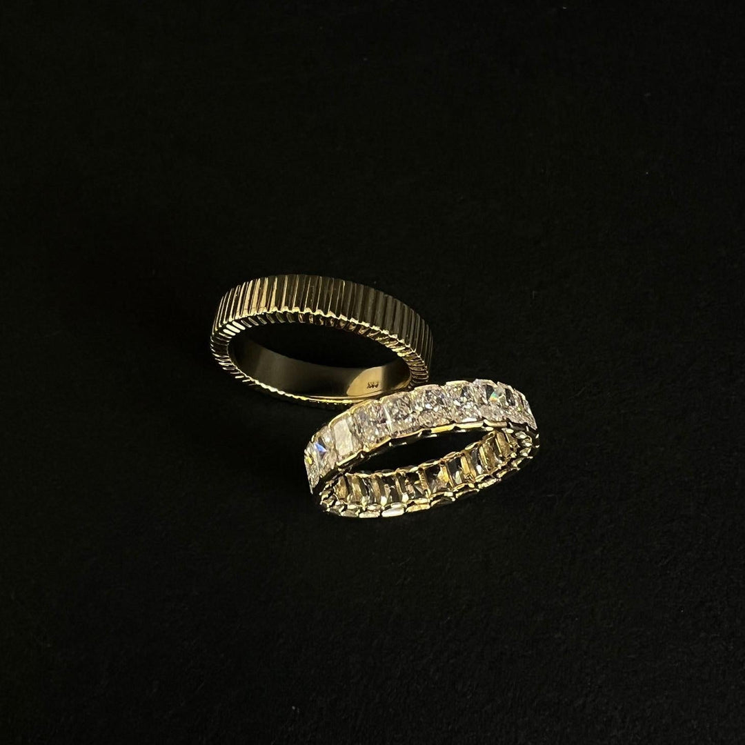 Jane Radiant Eternity Ring Diamond Yellow Gold