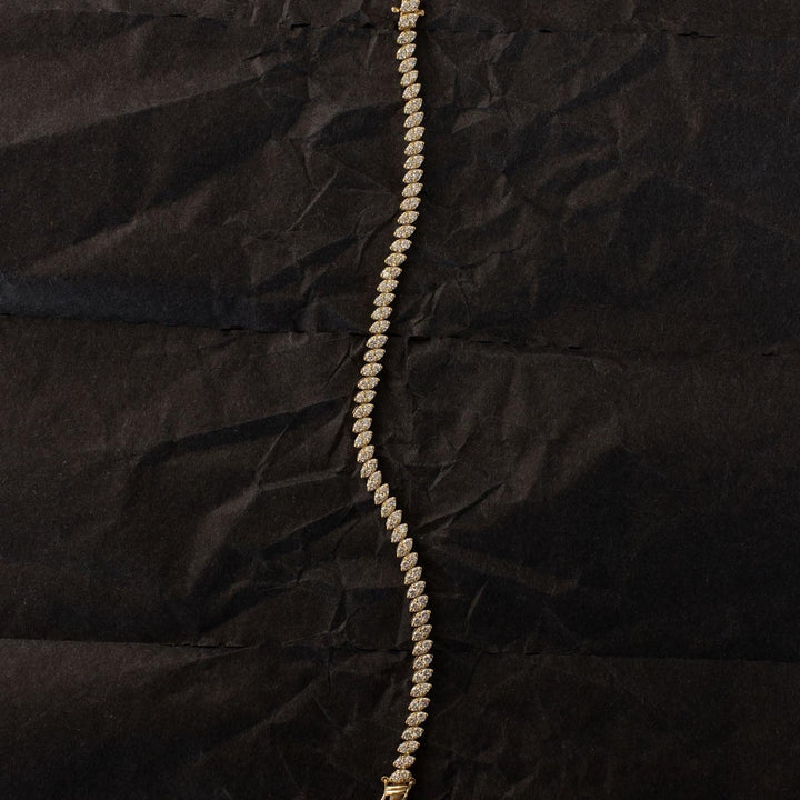 Sofia Marquise Shaped Tennis Bracelet Diamond