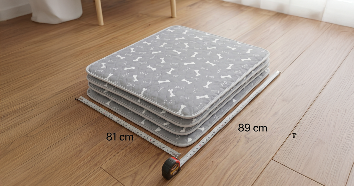 Three pads stacked