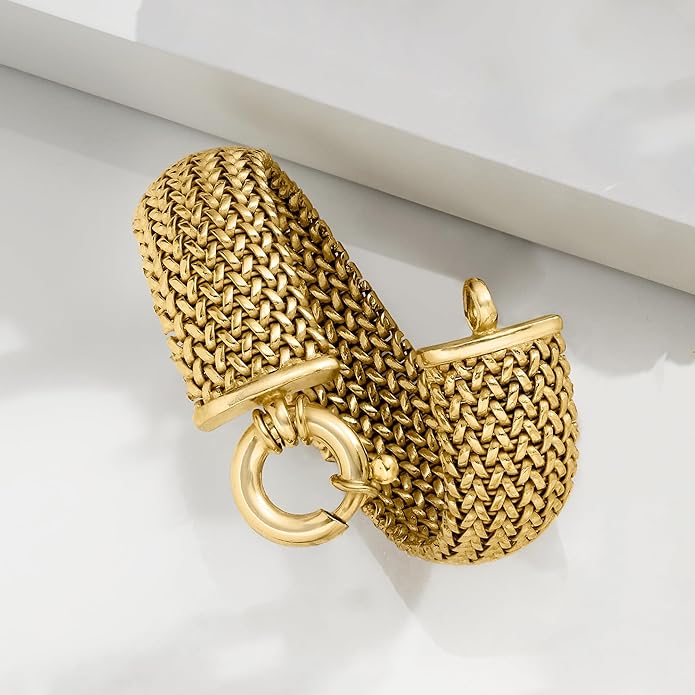Italian Gold Weave Bracelet