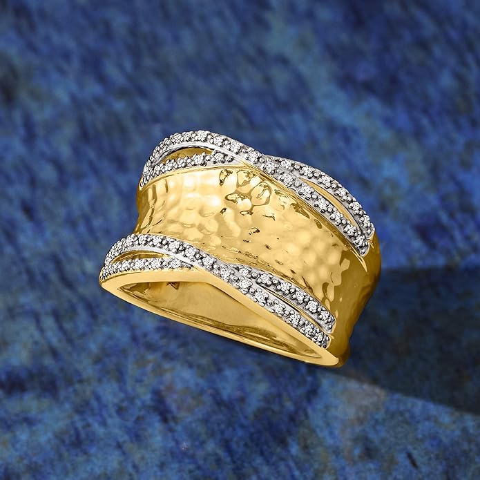 Diamond Wave Ring