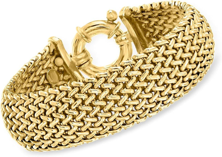 Italian Gold Weave Bracelet