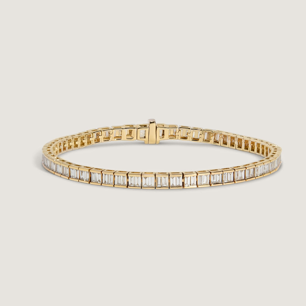 Chris Baguette Tennis Bracelet