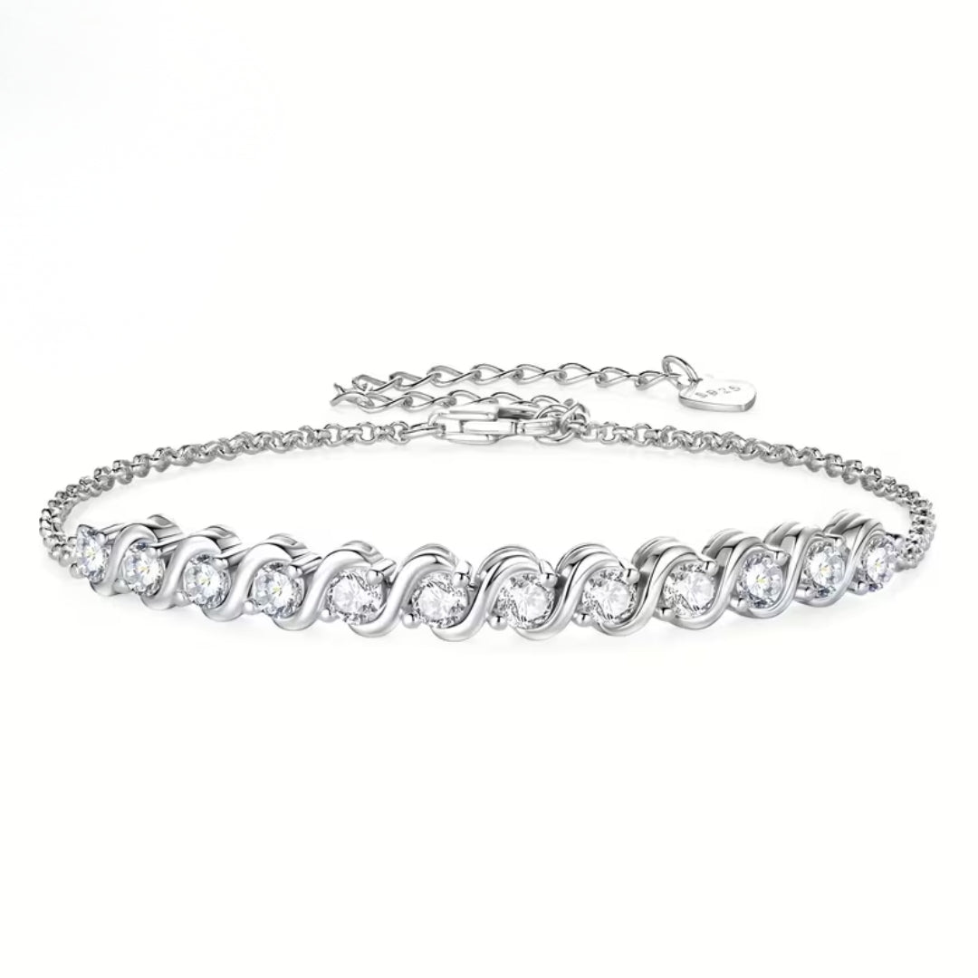 Round Crystal Trail Bracelet