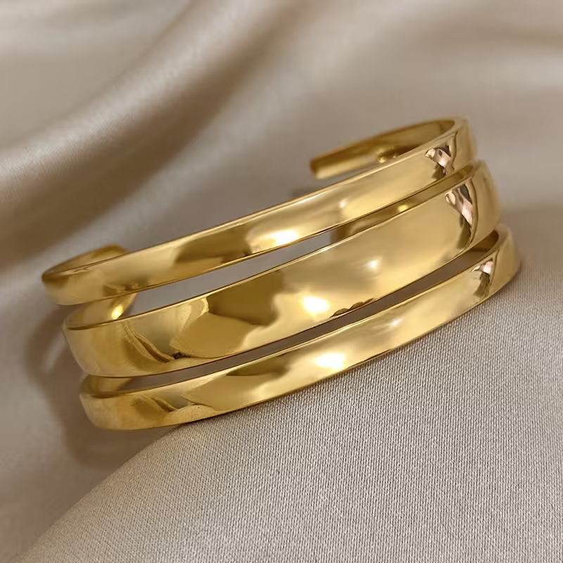 Modern Triple Bracelet