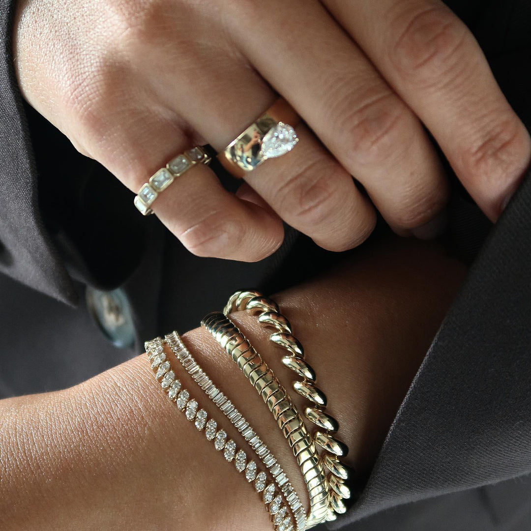 Sofia Marquise Shaped Tennis Bracelet Diamond