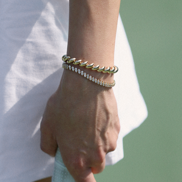 Sofia Marquise Shaped Tennis Bracelet Diamond