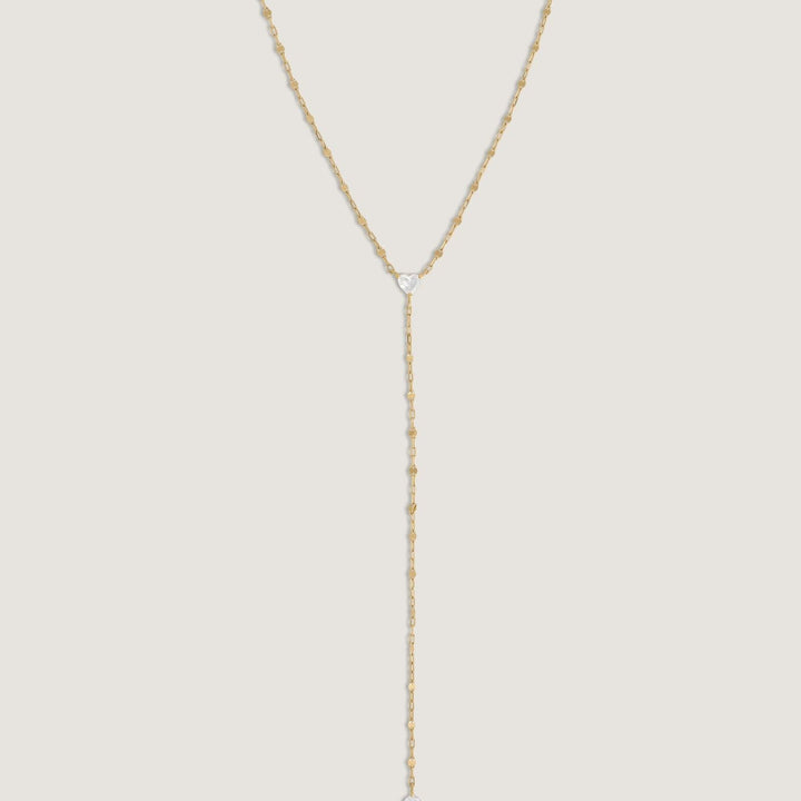 Darling Lariat Heart Necklace