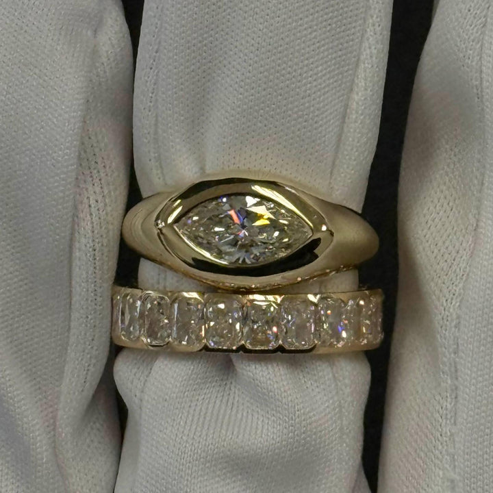 Jane Radiant Eternity Ring Diamond Yellow Gold