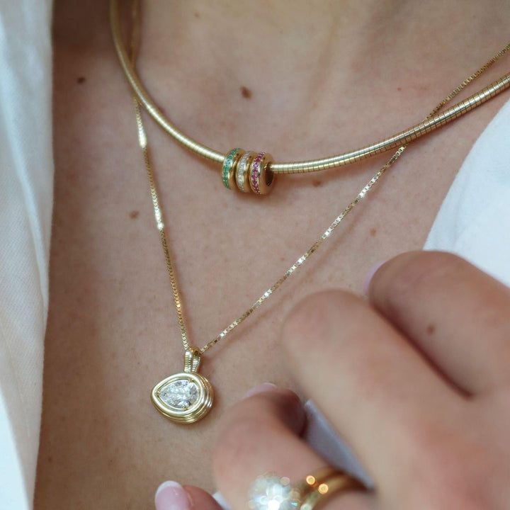 Heirloom Curved Chain Necklace