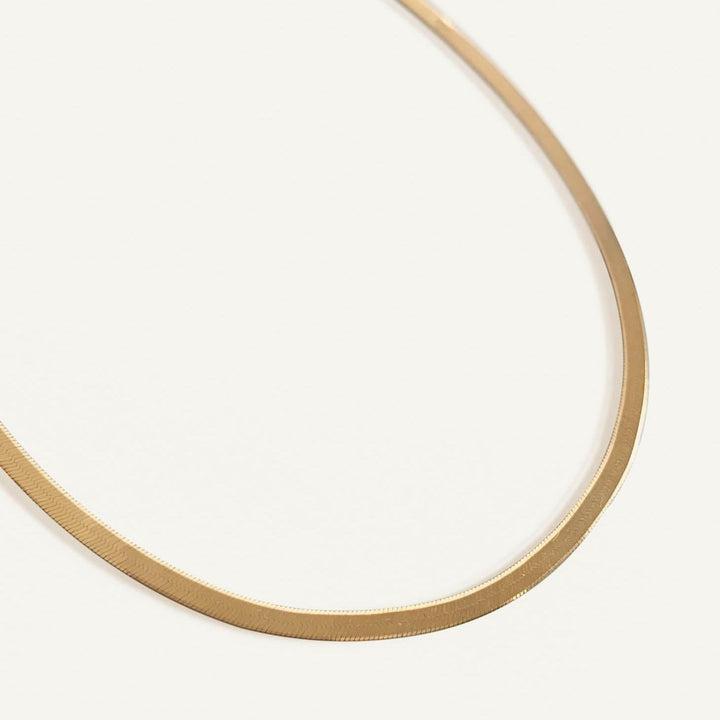 Carter Herringbone Chain Necklace