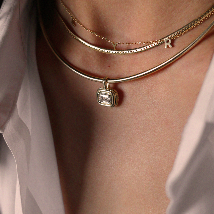 Heirloom Curved Chain Necklace