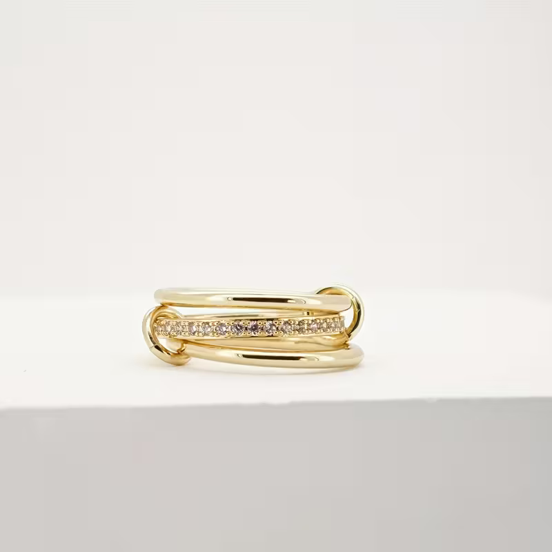 Intertwined Trinity Ring