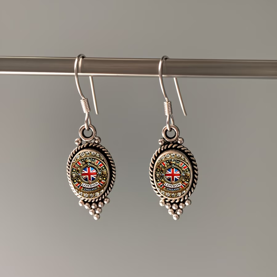 London Silver Earrings