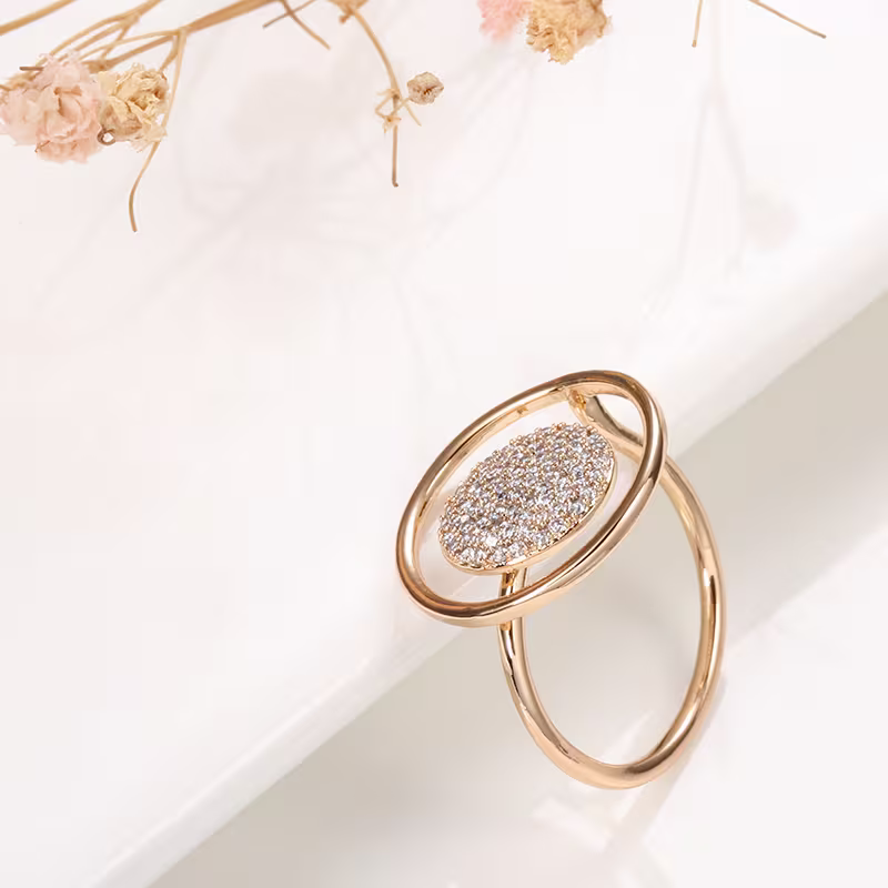 Nova Oval Spark Ring