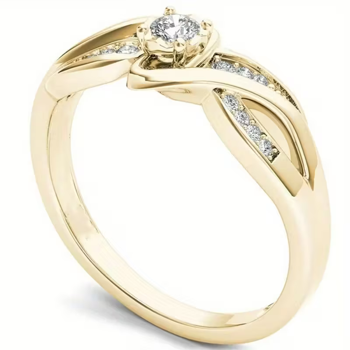 Golden Knot Promise Ring