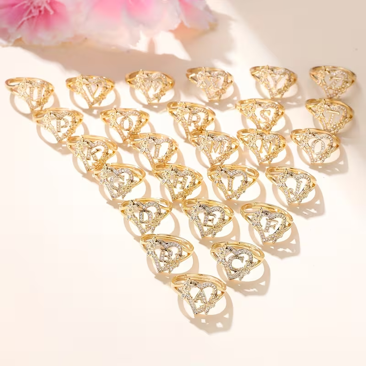 Golden Luxury Adjustable Cuff Ring
