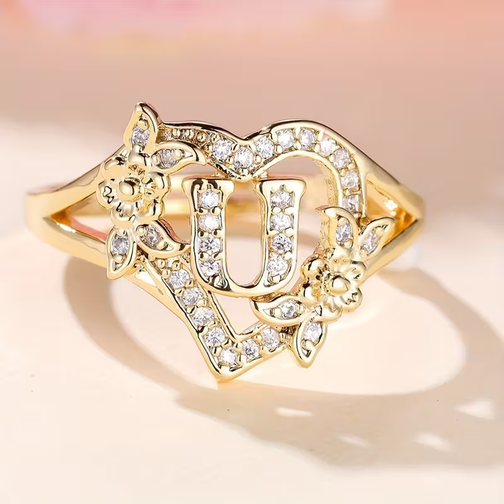Golden Luxury Adjustable Cuff Ring