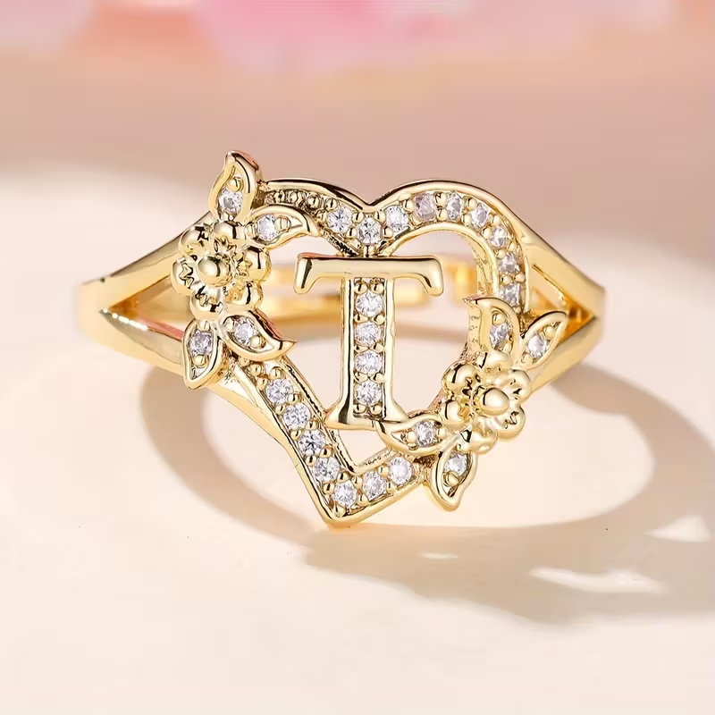Golden Luxury Adjustable Cuff Ring