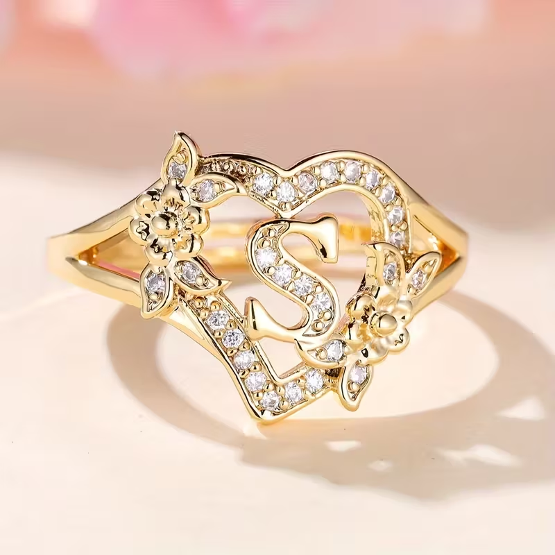 Golden Luxury Adjustable Cuff Ring