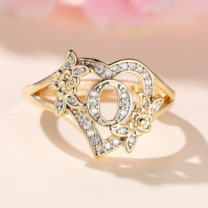 Golden Luxury Adjustable Cuff Ring