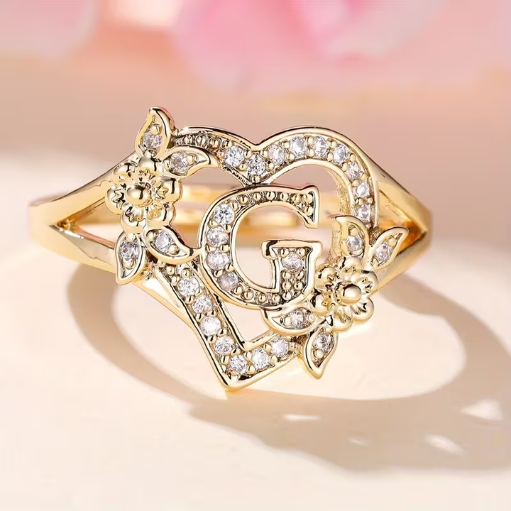 Golden Luxury Adjustable Cuff Ring