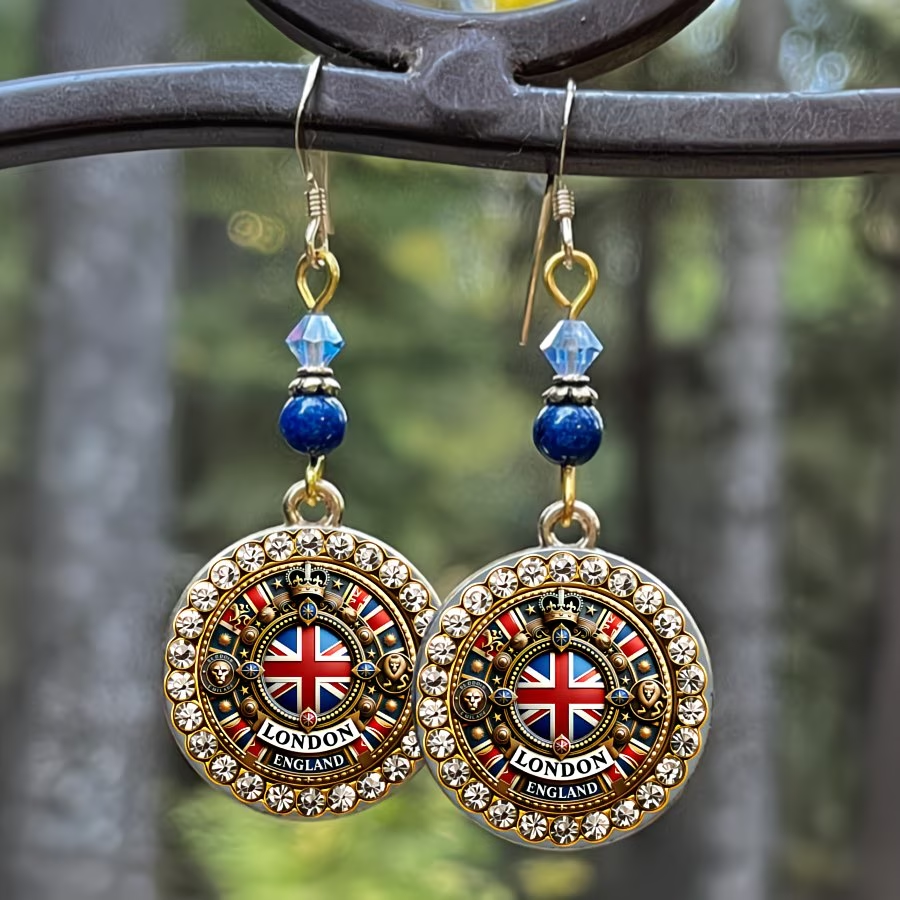 British Emblem Earrings