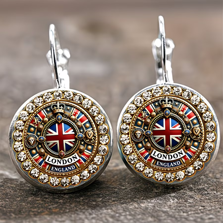 British Rounded Earrings