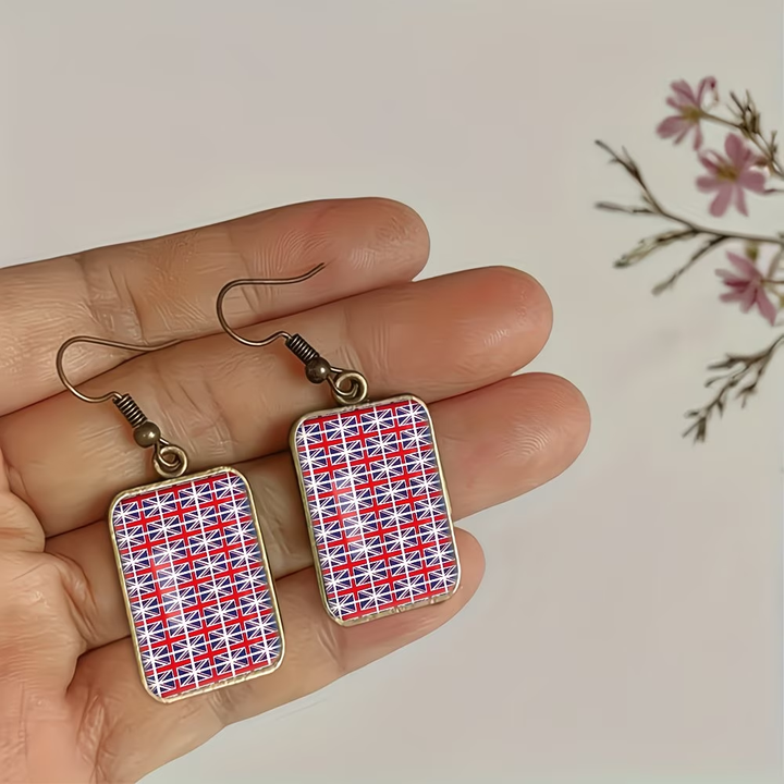 Vintage National Emblem Earrings