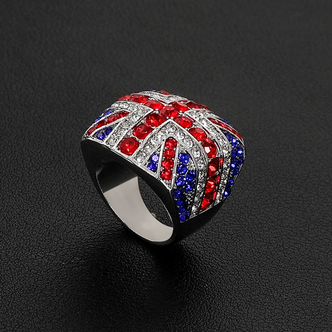 British Bright Silver Ring