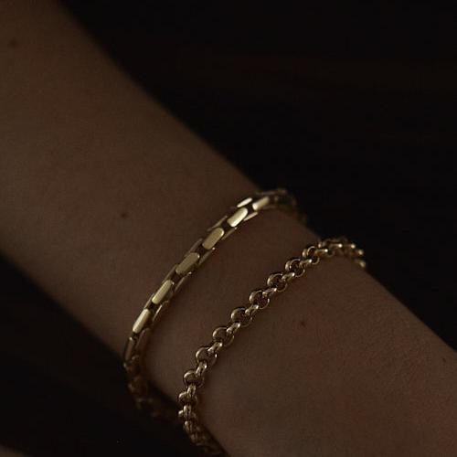 Matis Rolo Link Chain Bracelet